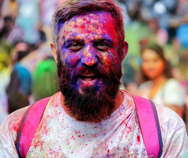 Bursa'da "renkli koşu" festivali